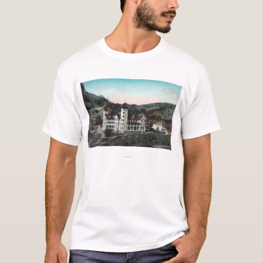 T-shirt La vue extérieure du minerai toscan jaillit (Devant)