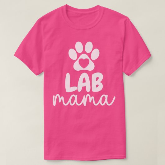T-shirt Lab Mama Paw (Design devant)