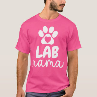 T-shirt Lab Mama Paw