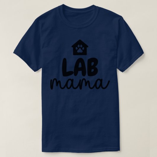 T-shirt Lab Mama Paw 16 (Design devant)