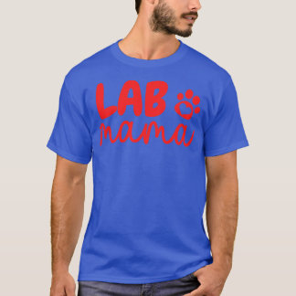 T-shirt Lab Mama Paw 7