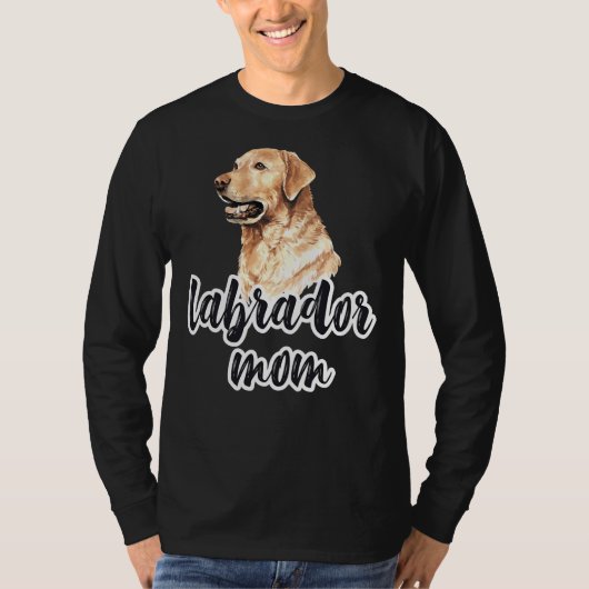 T-shirt Lab Maman Labrador Maman Yellow Lab Maman Laborato (Devant)