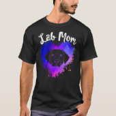 T-shirt Lab Maman Labrador Retriever Chien Maman Puppy Pro (Devant)