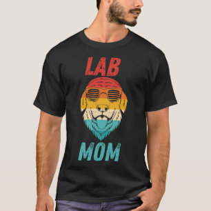 T-shirt Lab Maman Vintage Labrador Maman