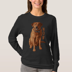 T-shirt Lab Mom Fox Red Labrador Retriever Chien