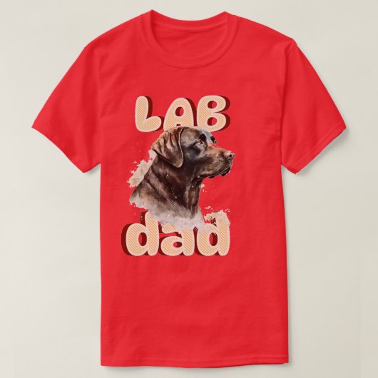T-shirt Lab papa (Design devant)