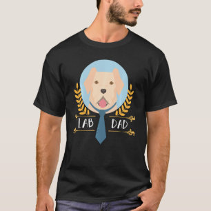 T-shirt Lab Papa Jaune Labrador Retriever Chien