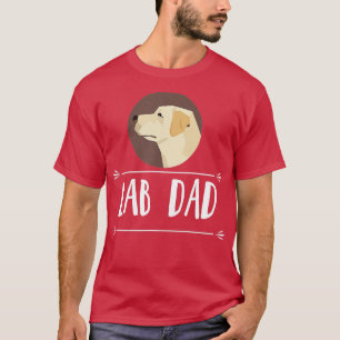 T-shirt Lab Papa Jaune Labrador Retriever Chien Cadeau