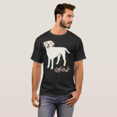 T-shirt Lab Papa Labrador Retriever (Devant entier)