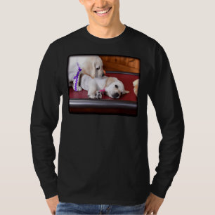 T-shirt Lab Puppy regarde vers le bas Frère