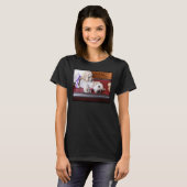 T-shirt Lab Puppy regarde vers le bas Frère (Devant entier)