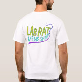 T-shirt lab rat mens tshirts, Lab Rat : Science Geek Homme (Dos)