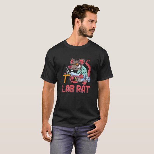 T-shirt Lab Rat Technicien Médicale Laboratoire Technique (Devant entier)