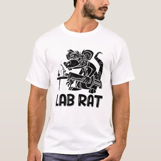 T-shirt Lab Tech Lab Rat Chemist Laboratory Technician (Devant)