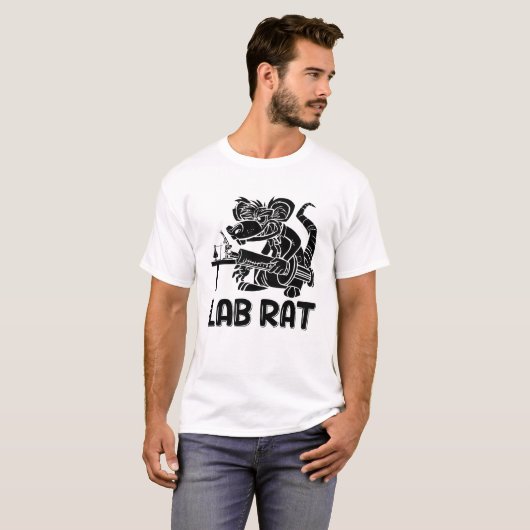 T-shirt Lab Tech Lab Rat Chemist Laboratory Technician (Devant entier)