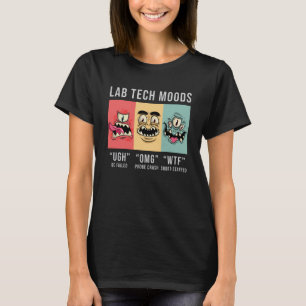 T-shirt Lab Tech Moods Laboratoire Science Technicien Cade