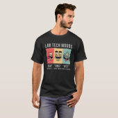 T-shirt Lab Tech Moods Laboratoire Science Technicien Cade (Devant entier)
