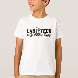 T-shirt Lab Tech On Duty Science