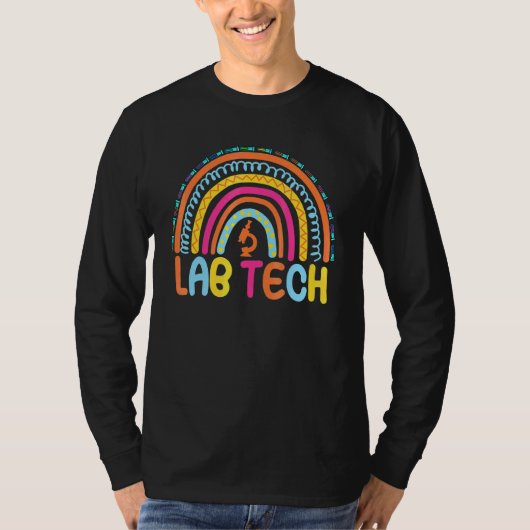 T-shirt Lab Tech Week 2022 Rainbow Laboratory Scientist Te (Devant)