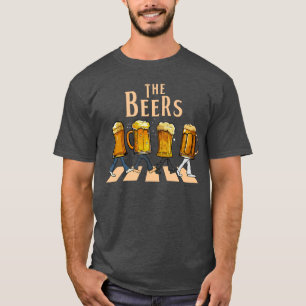 T-shirt L'Abbaye des bières Parody Road Drôle Amateurs de