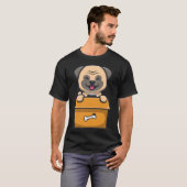 T-shirt Labbies Chiens noirs (Devant entier)