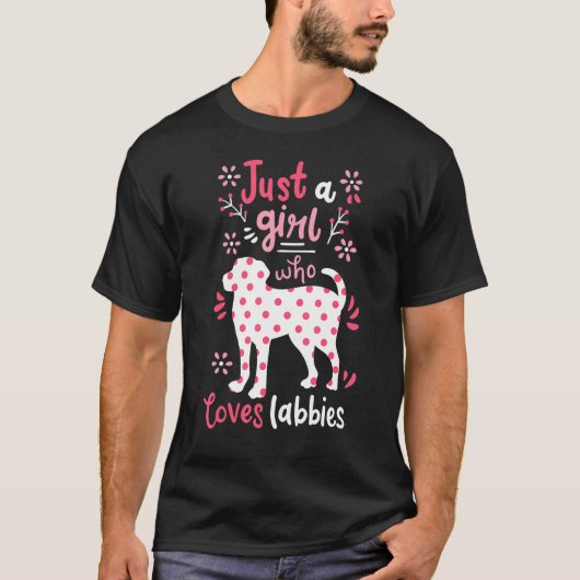 T-shirt Labby Labrador Juste Une Fille Labbies (Devant)