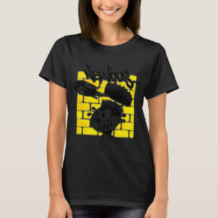 T-shirt Label de disque nerveux