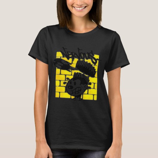 T-shirt Label de disque nerveux (Devant)