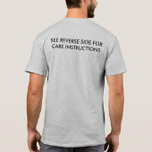 T-shirt Label de Washing (Dos)