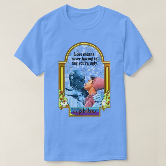 T-shirt L'abominable Dr Phibes 1971 (Design devant)