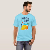 T-shirt Labor Day Construction Worker Helmet Design (Devant entier)