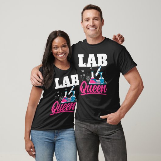 T-shirt Laboratoire de biologiste Queen Sciences Professeu (Unisexe)