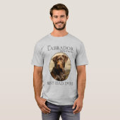 T-shirt Laboratoire de chocolat papa (Devant entier)
