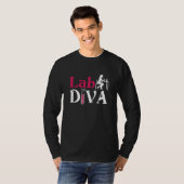 T-shirt Laboratoire Diva Lab Tech Chimiste Technicien de l (Devant entier)