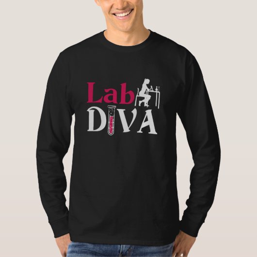 T-shirt Laboratoire Diva Lab Tech Chimiste Technicien de l (Devant)