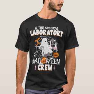 T-shirt Laboratoire éffrayant Équipage Halloween Éffrayant