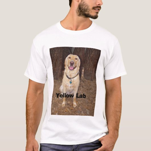 T-shirt Laboratoire jaune (Devant)