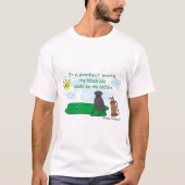T-shirt laboratoire noir (Devant)