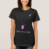 T-shirt Laboratoire noir la nuit (Devant)