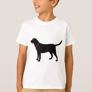 T-shirt laboratoire noir, labrador retriever