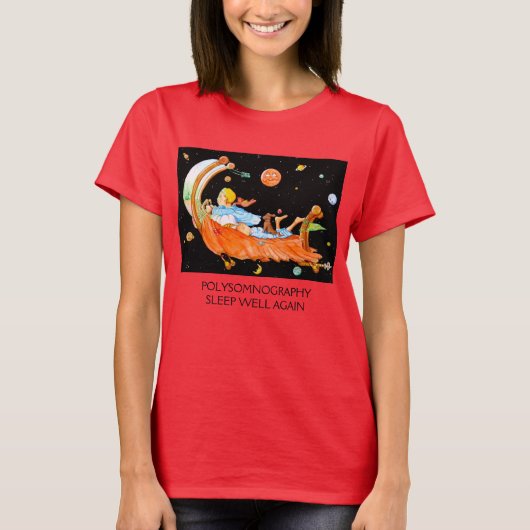 T-SHIRT LABORATOIRE POLYSOMNOGRAPHY DE SOMMEIL (Devant)