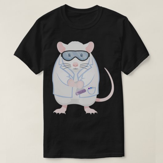 T-shirt Laboratoire Rat Inspiré Rat Laboratoire Rat Connex (Design devant)
