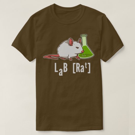 T-shirt Laboratoire Rat Science Chimie Professeur Laborato (Design devant)
