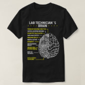 T-shirt Laboratoire Technicien de laboratoire Technicien d (Design devant)