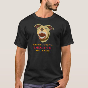 T-shirt Laboratoires de MAC de demande d'étudiants de