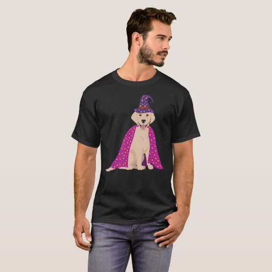 T-shirt Labracadabrador Labrador Retriever Magic Lab Chien (Devant entier)