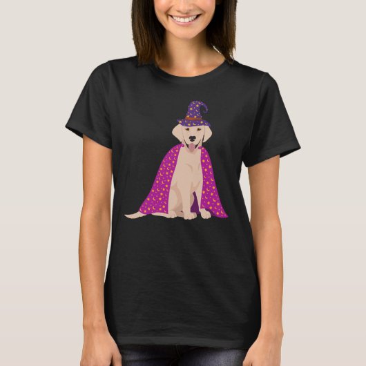 T-shirt Labracadabrador Labrador Retriever Magic Lab Chien (Devant)