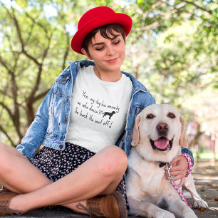 T-shirt Labradoodé Mon chien angoissé Woof Off