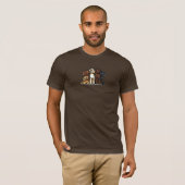 T-shirt Labradoodle Arc-en-ciel (Devant entier)