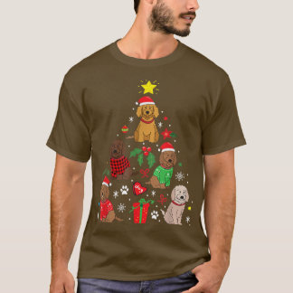 T-shirt Labradoodle Christmas Tree Xmas Pajamas